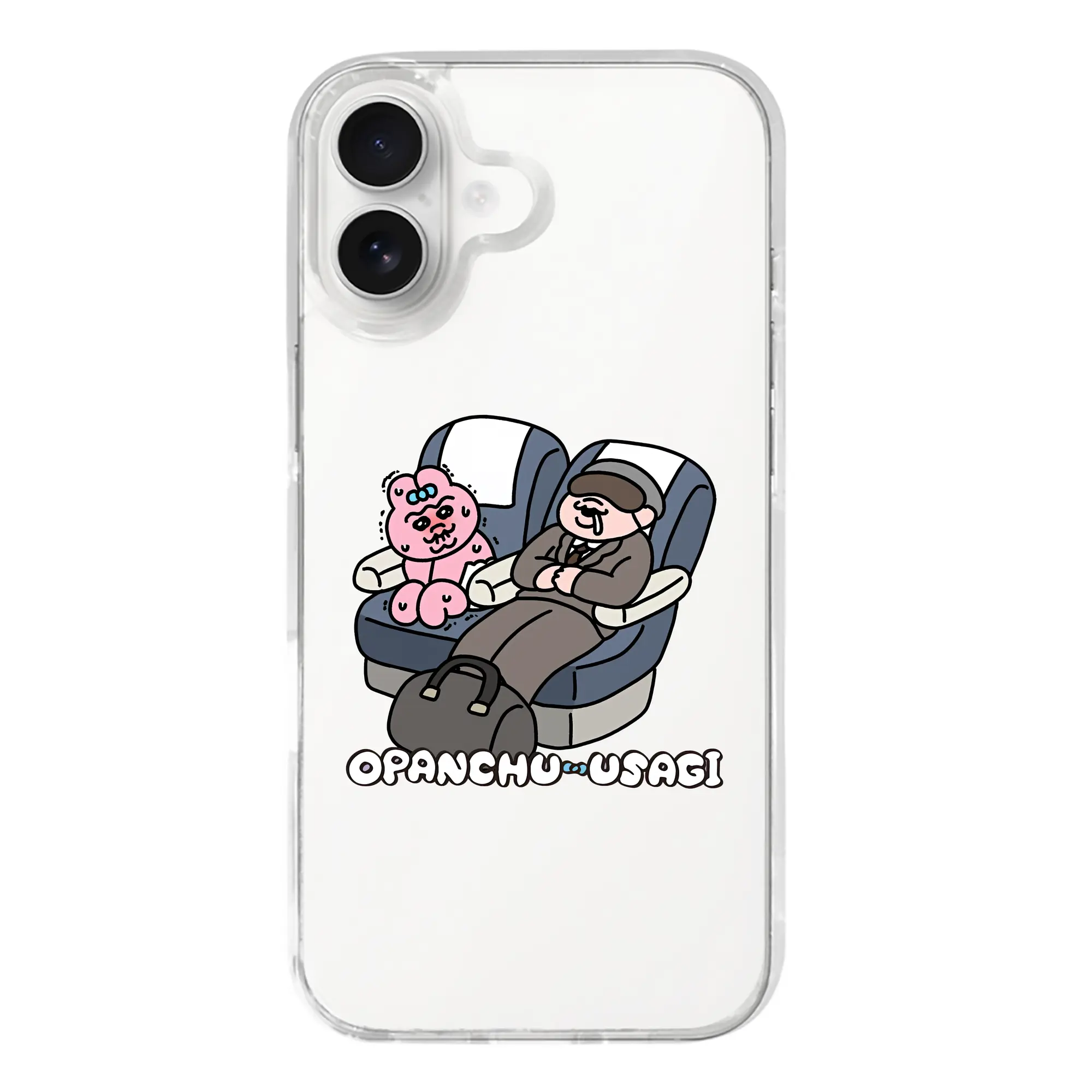 おぱんちゅうさぎ グッズ おぱんちゅうさぎ - iPhone 17シリーズ 透明スマホケース – 薄型・耐衝撃・精密フィット保護カバー